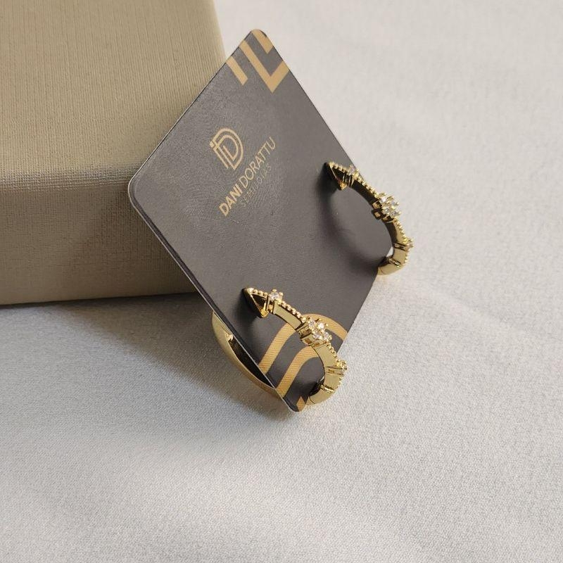 Argola Delicada Zircônia