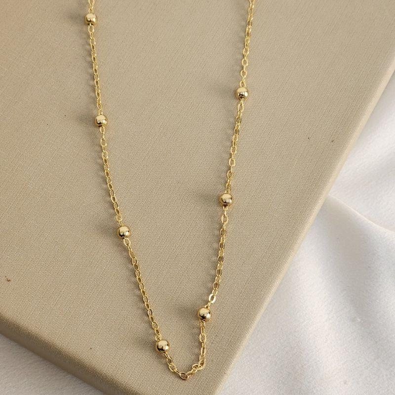 Colar Longo Bolinhas