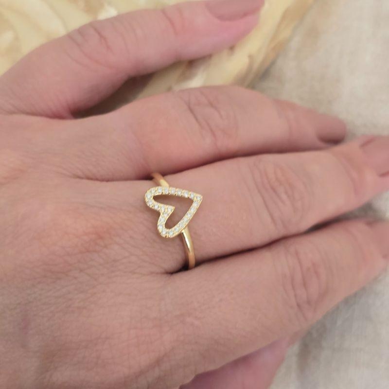 ANEL CORACAO ZIRCONIA