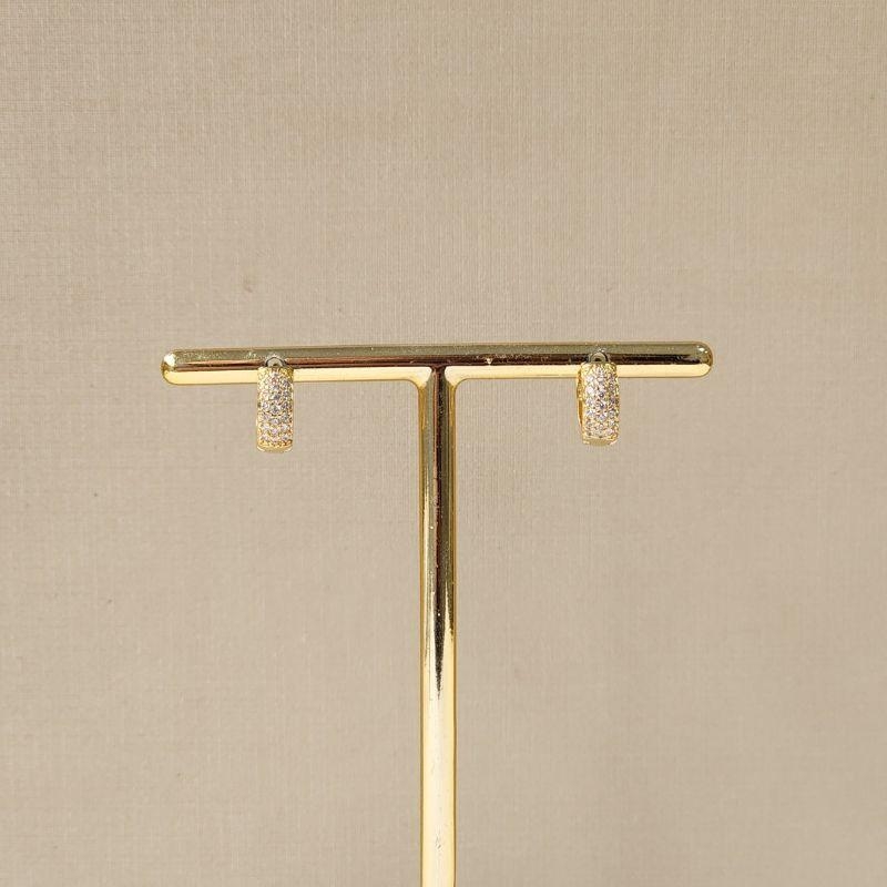 Argola Delicada Zirconia