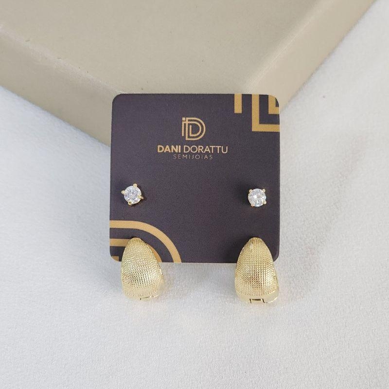 Mix Ponto de Luz e Argola Lisa