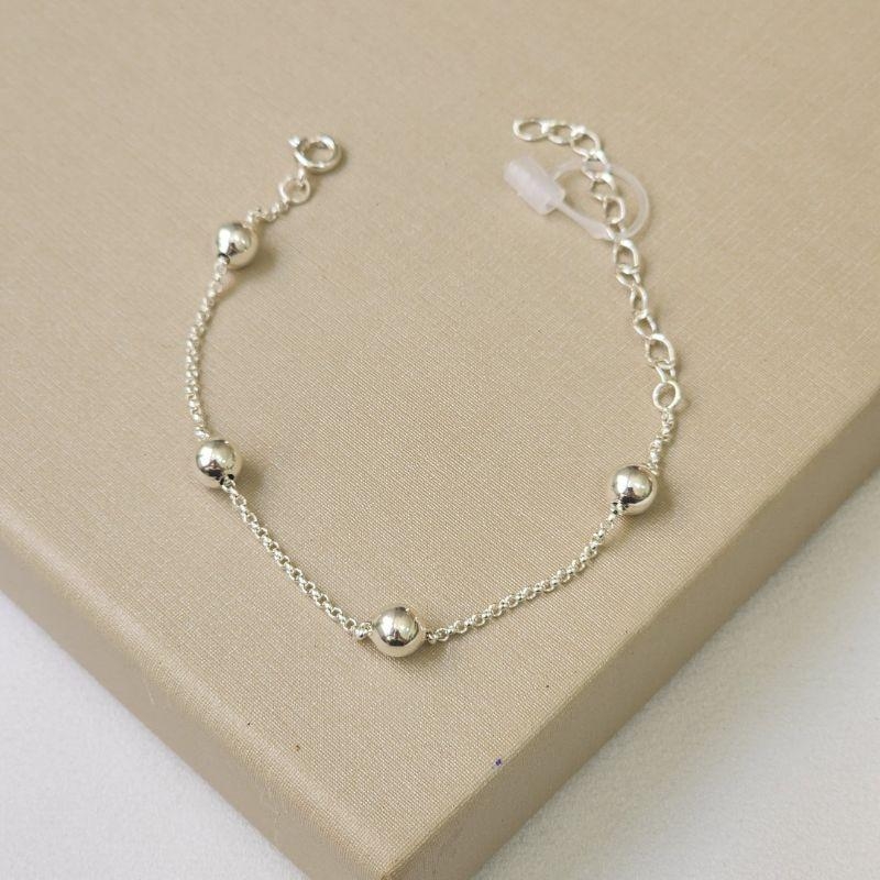 Pulseira Lisa Bolinhas