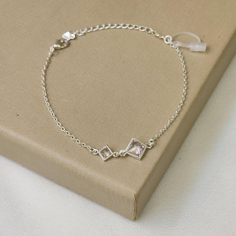 Pulseira Pingente Zircônia