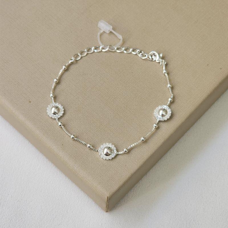 Pulseira Delicada Cravejada
