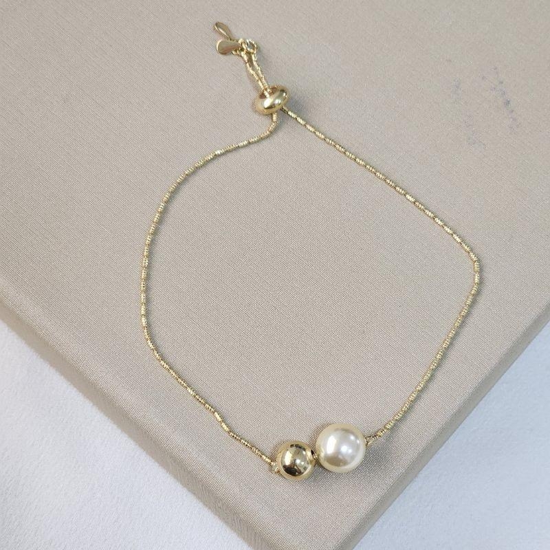 Pulseira Delicada Perola