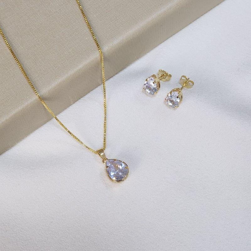 Conjunto Gota Zircônia