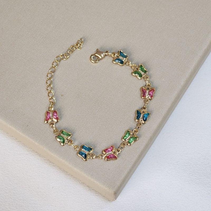 Pulseira Borboleta Infantil