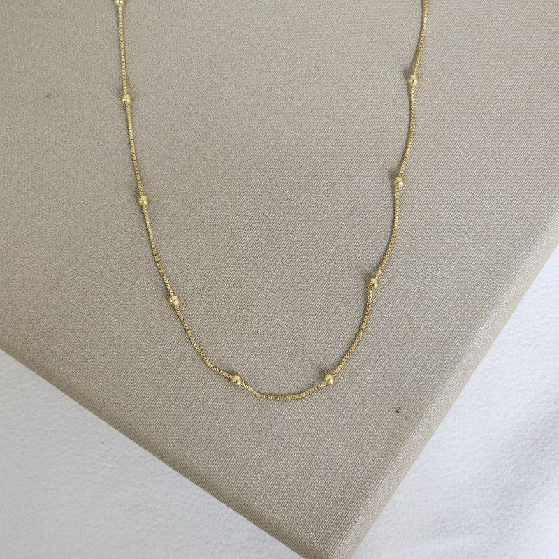 Colar Choker Bolinhas