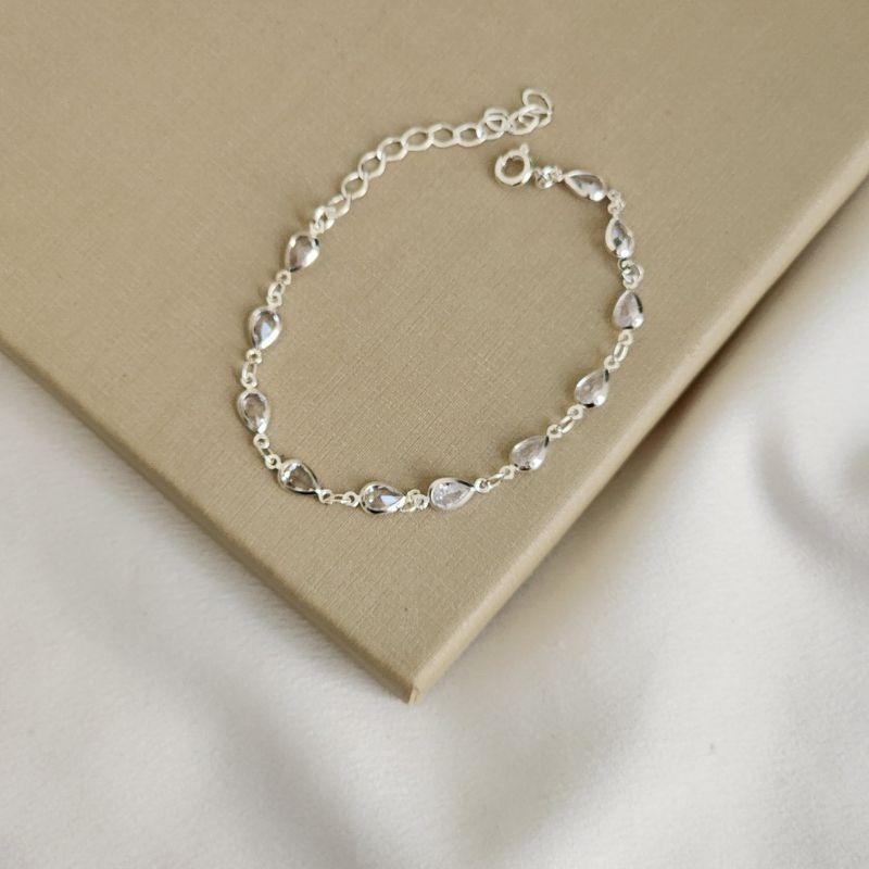 Pulseira Delicada Gota Zircônia