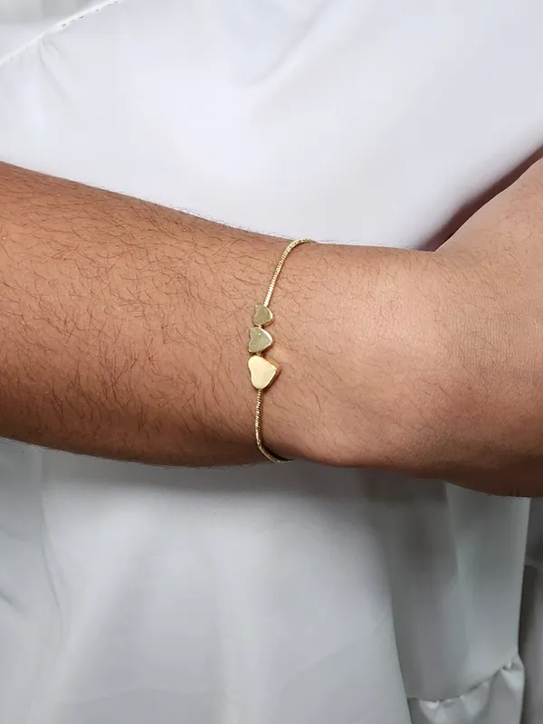 Pulseira Três Corações
