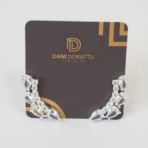 BRINCO EAR CUFF GOTA ZIRCÔNIA