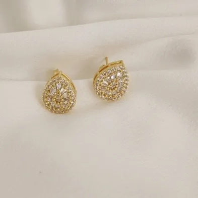 BRINCO GOTA COM ZIRCONIA CRISTAL