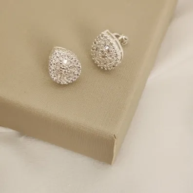 BRINCO GOTA COM ZIRCONIA CRISTAL