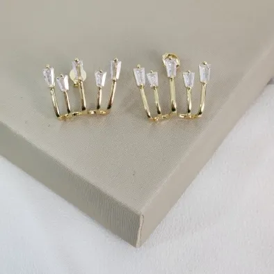 BRINCO METAL COM PEDRA DE ZIRCONIA