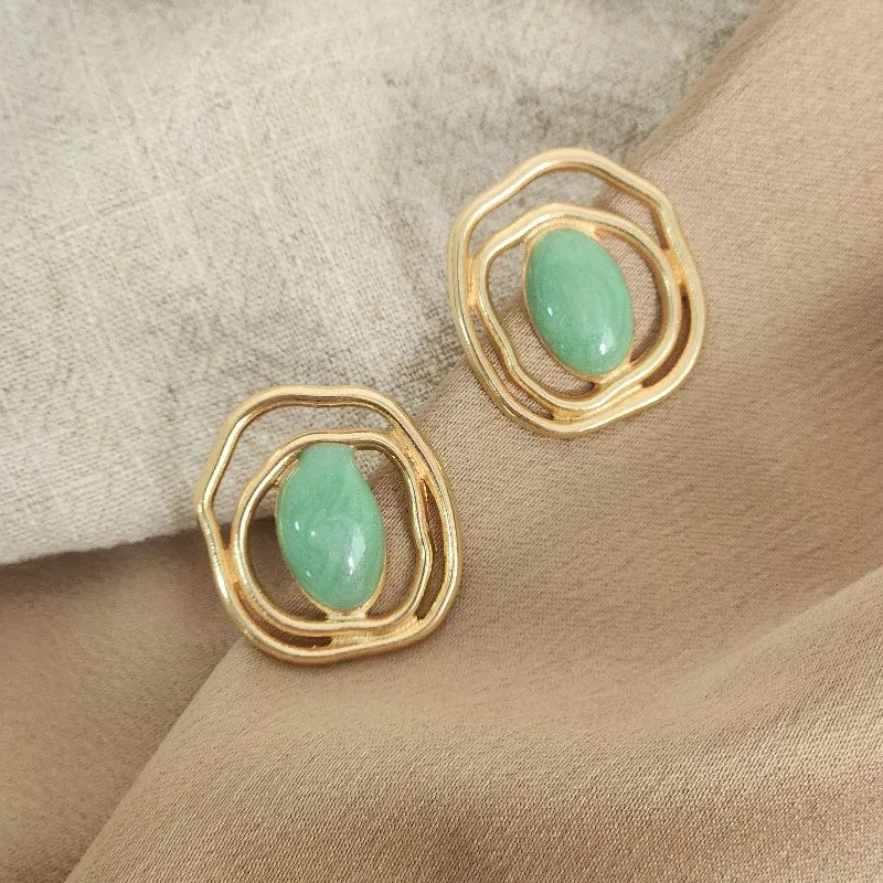 Brinco Orgânico Esmaltado Verde
