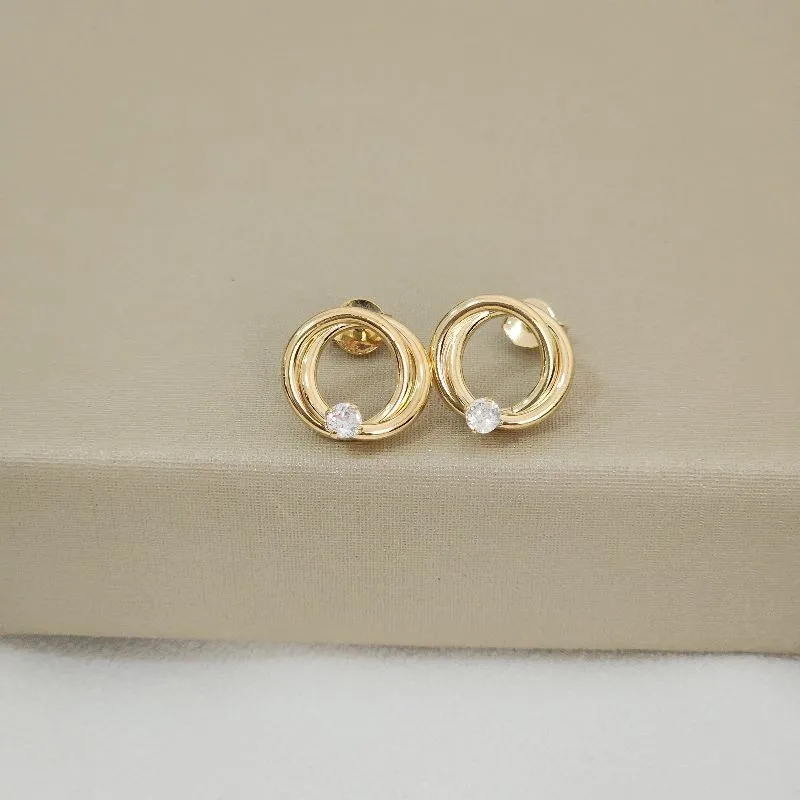 Brinco Oval Zircônia