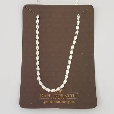 CHOKER CHAPADA  PRATA