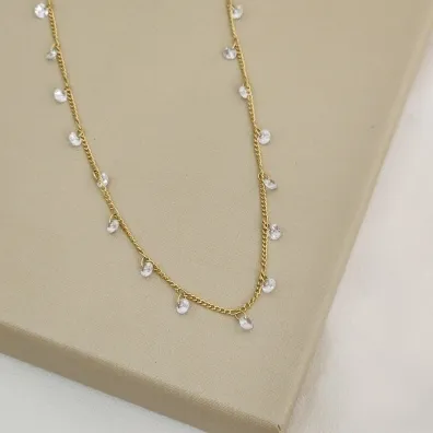 CHOKER COM ZIRCÔNIA