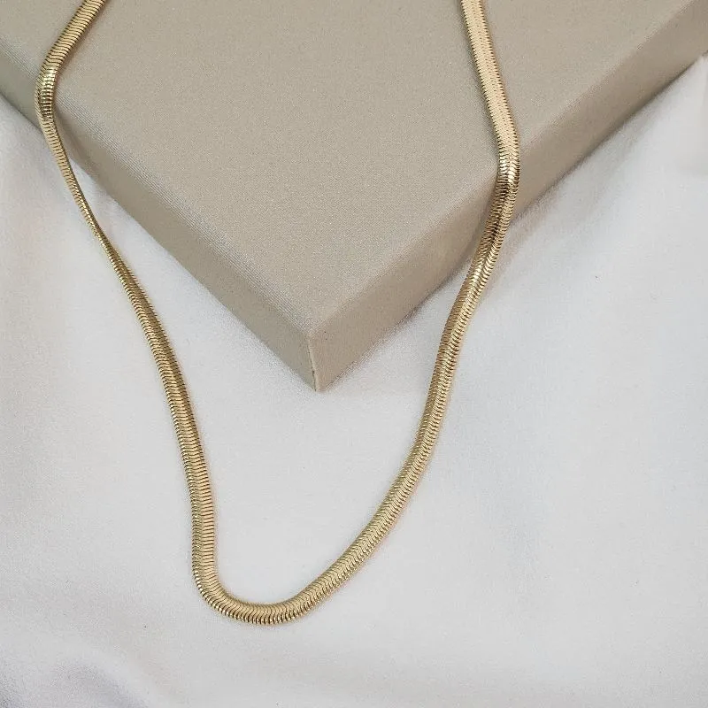 Choker Fio Alemão Fino banhado Ouro 18k