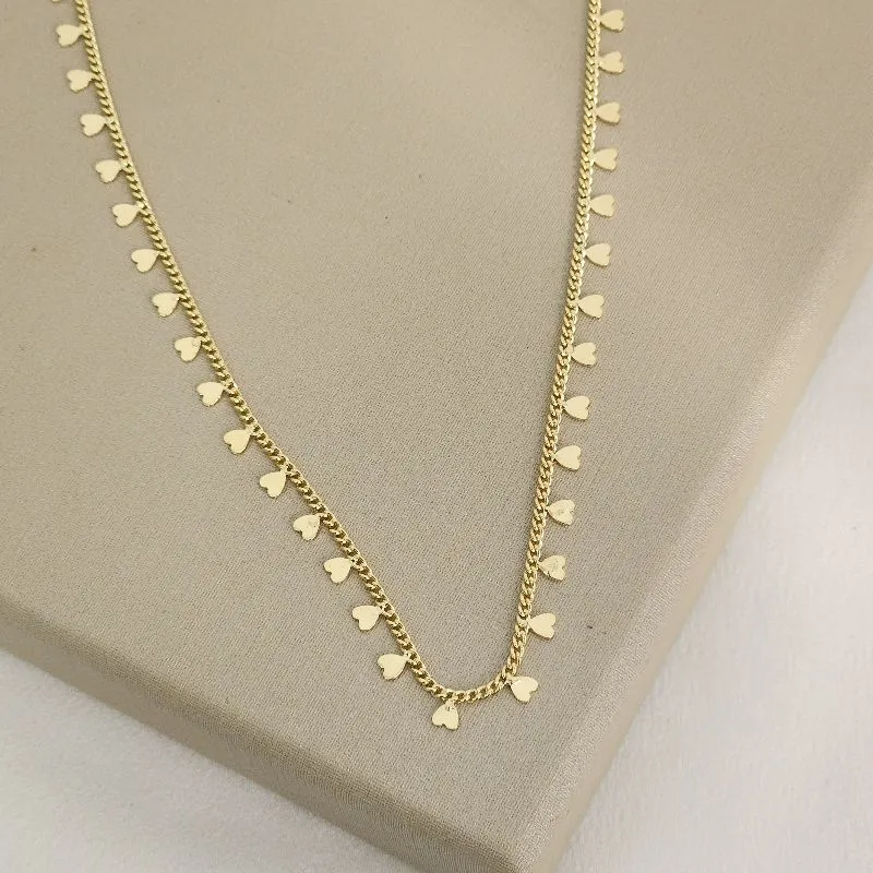 Colar Choker Corações