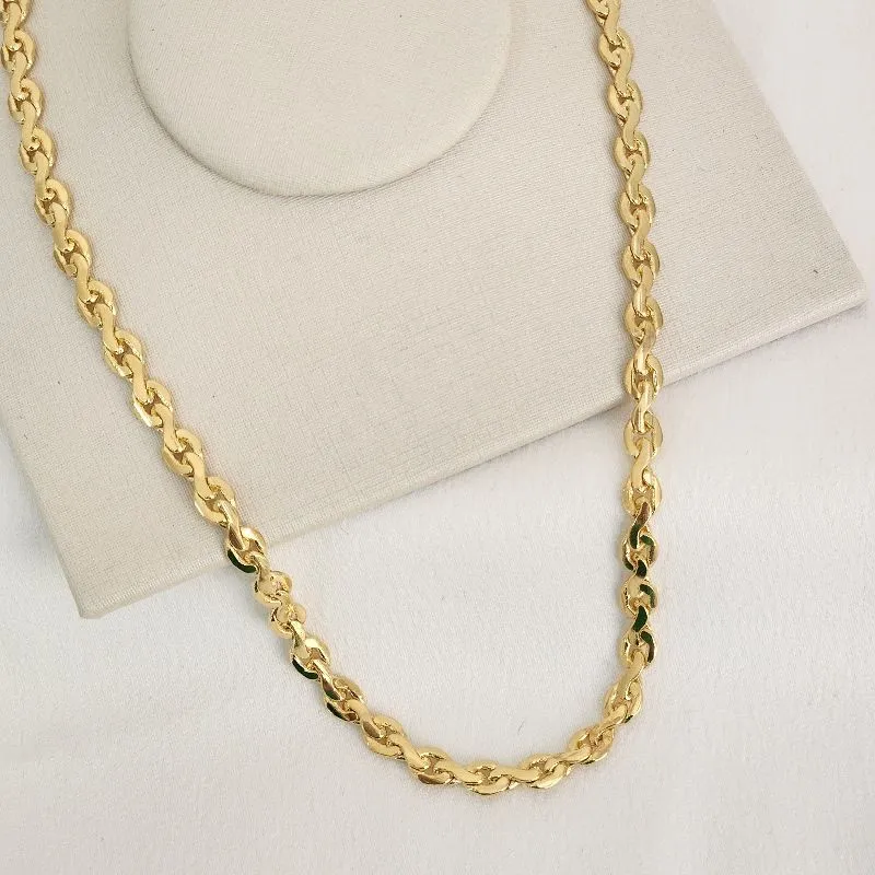Colar Choker Corrente banhado Ouro 18k