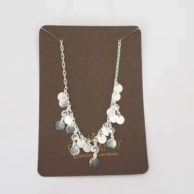 COLAR MEDALINHAS COM ZIRCÔNIA