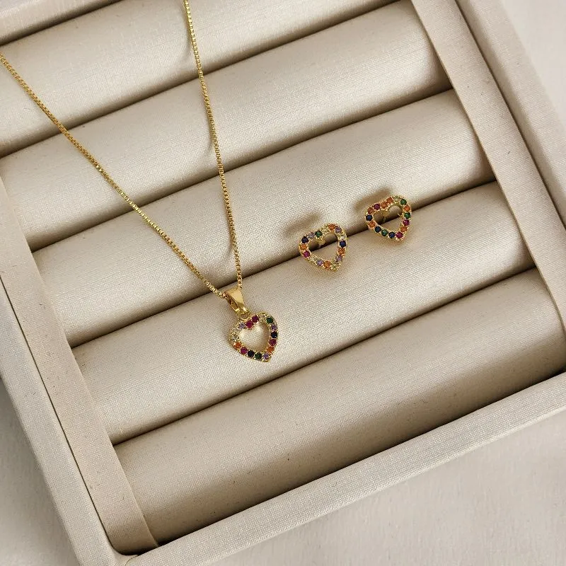 CONJUNTO CORAÇÃO ZIRCÔNIA
