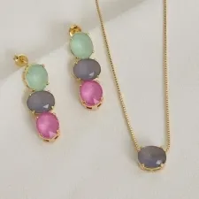 CONJUNTO PEDRAS COLORIDAS