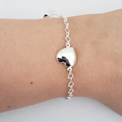 PULSEIRA LISA CORAÇÃO