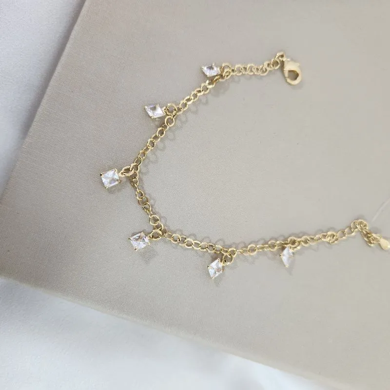 PULSEIRA PINGENTE ZIRCÔNIA
