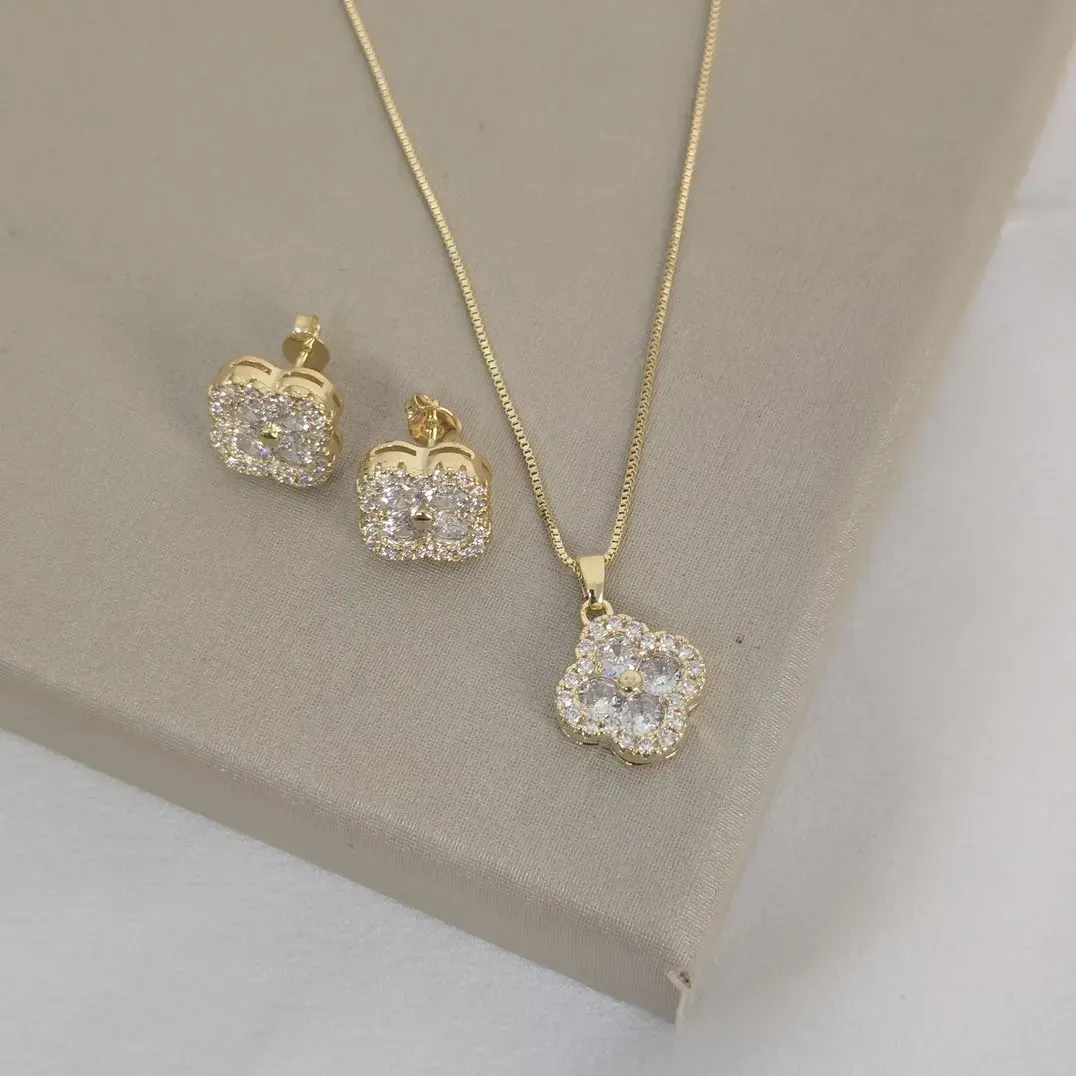 Conjunto Van Cliff  Zirconia