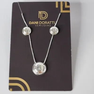 CONJUNTO MEIA BOLA COM ZIRCÔNIA