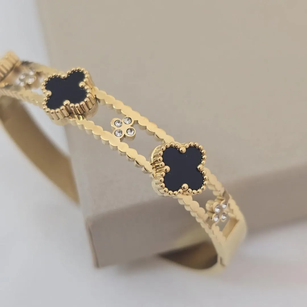 Bracelete Vancleef Zircônia