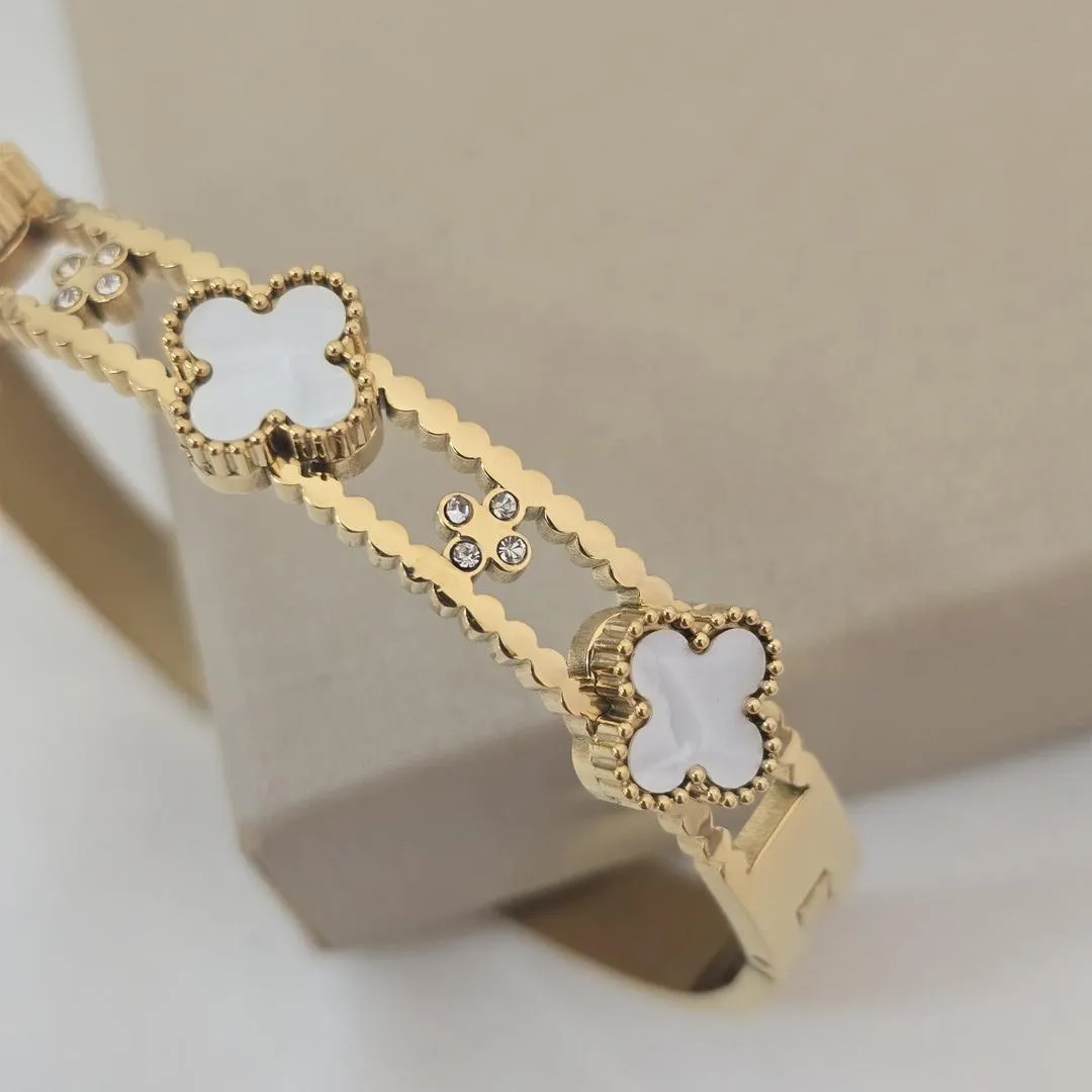 Bracelete Vancleef Zircônia