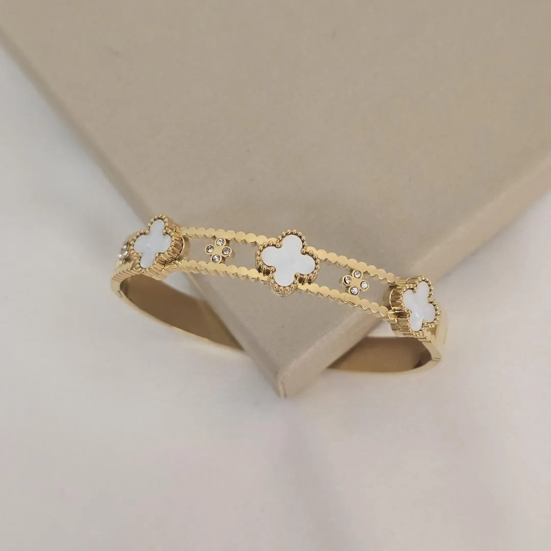 Bracelete Vancleef Zircônia