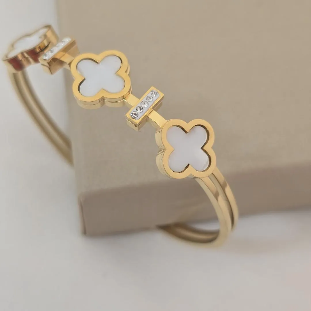 Bracelete Vancleef Zircônia