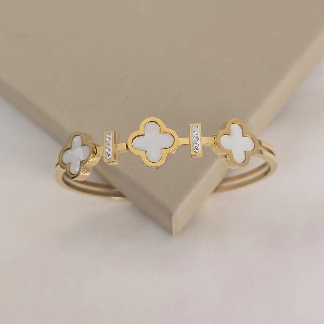 Bracelete Vancleef Zircônia