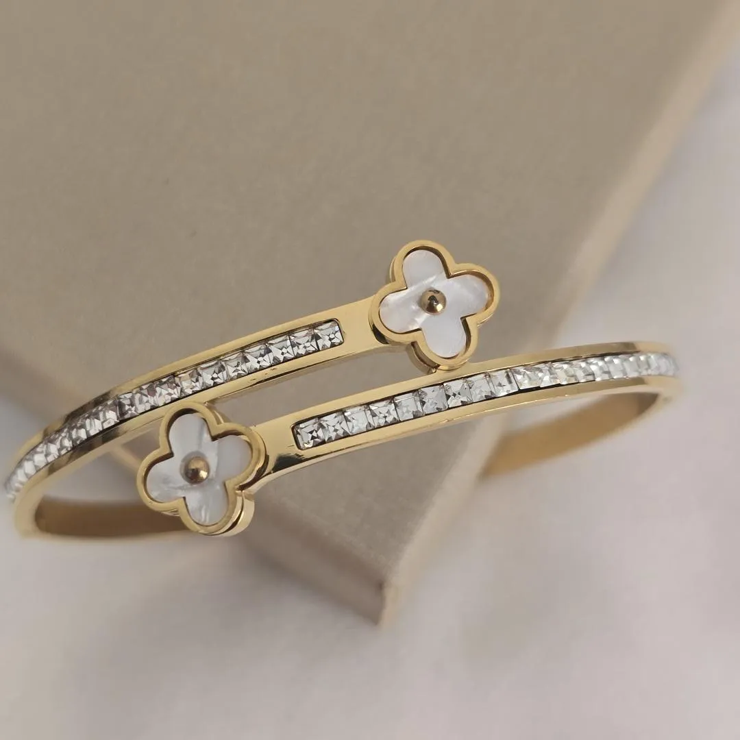 Bracelete Vancleef Zircônia