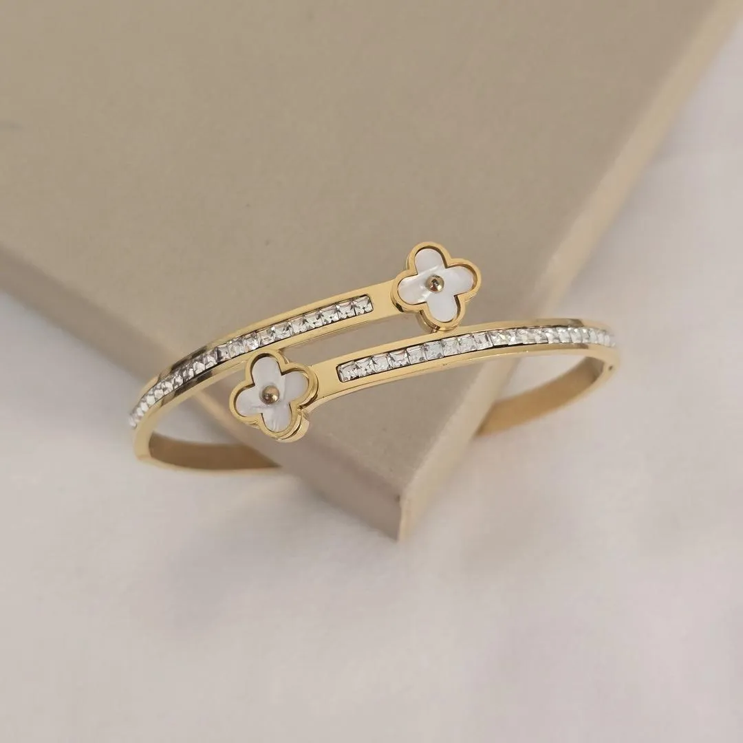 Bracelete Vancleef Zircônia
