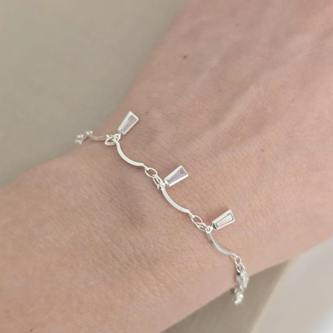 Pulseira Delicada Zircônia