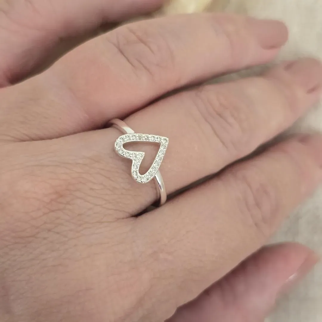 ANEL CORACAO ZIRCONIA