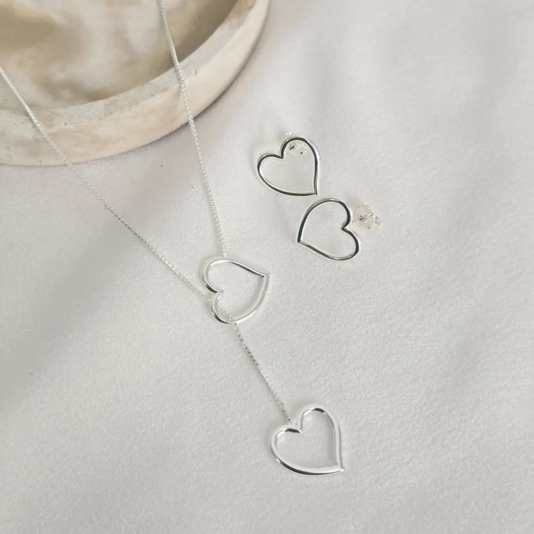 Conjunto Coracao Liso
