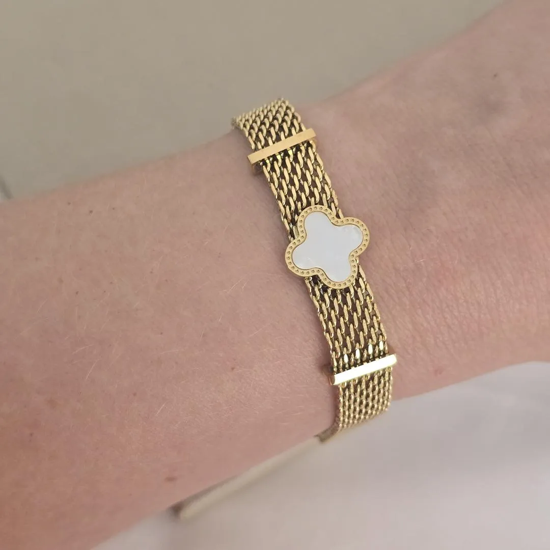 Pulseira Vancleef Zircônia
