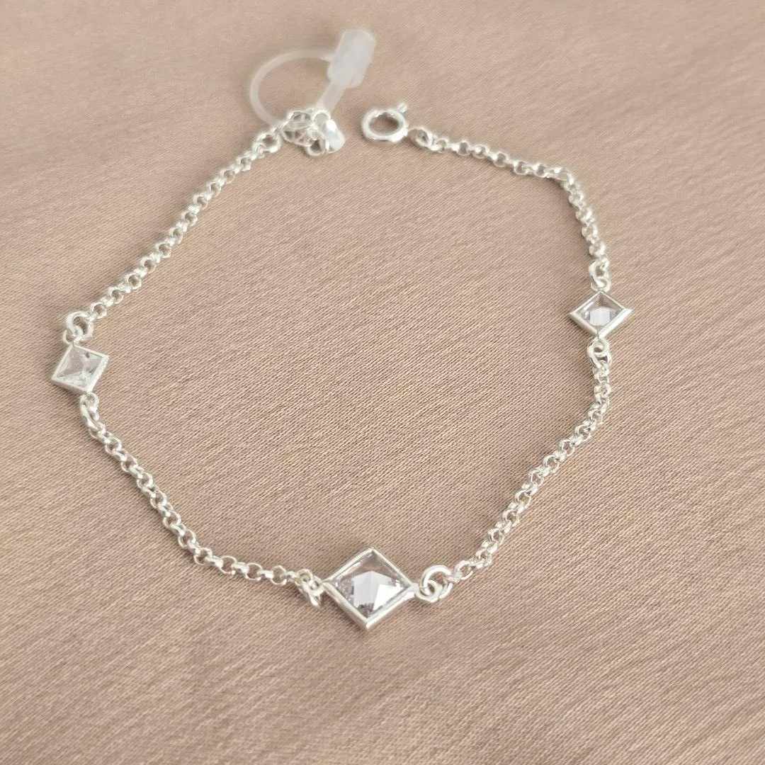 Pulseira Pingente Zircônia