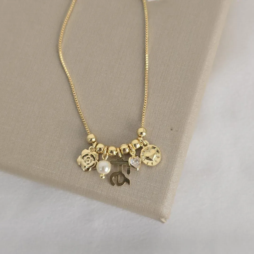 Pulseira Pingentes Variados