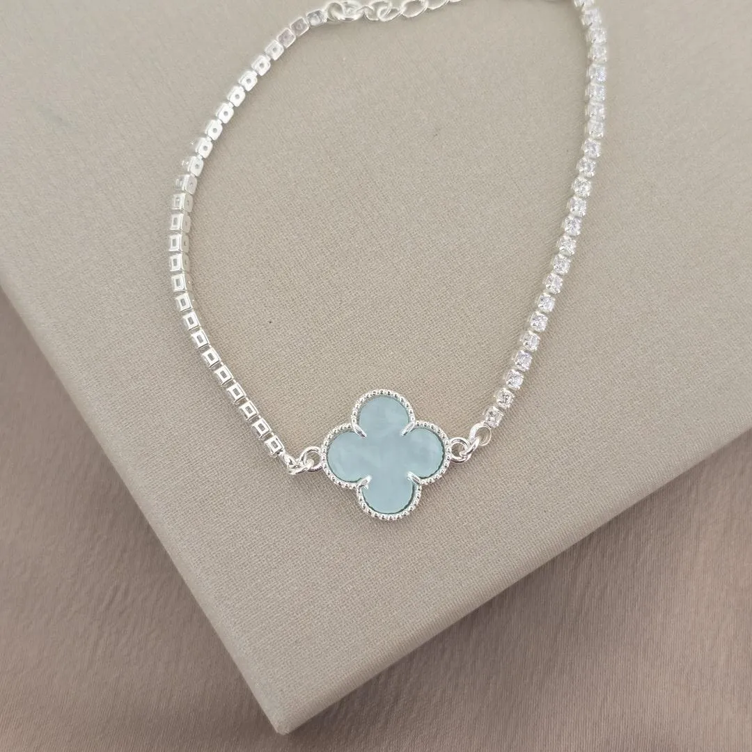 Pulseira Vancleef Verde Claro