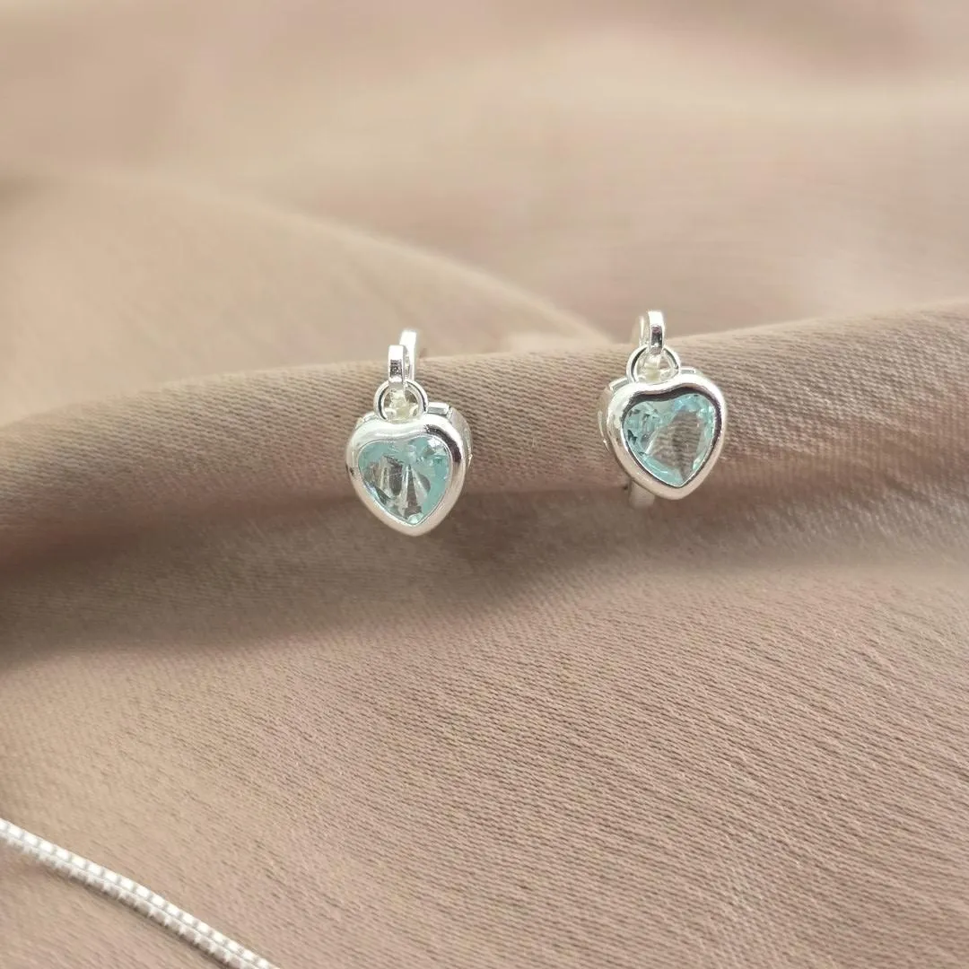 Conjunto Delicado Argola De Coração