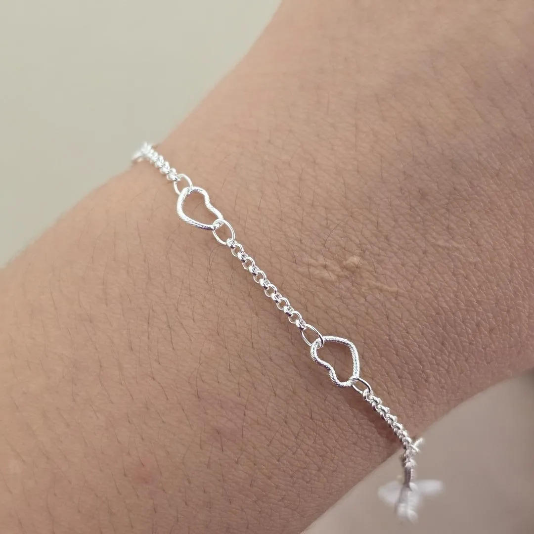 Pulseira Delicada Coração