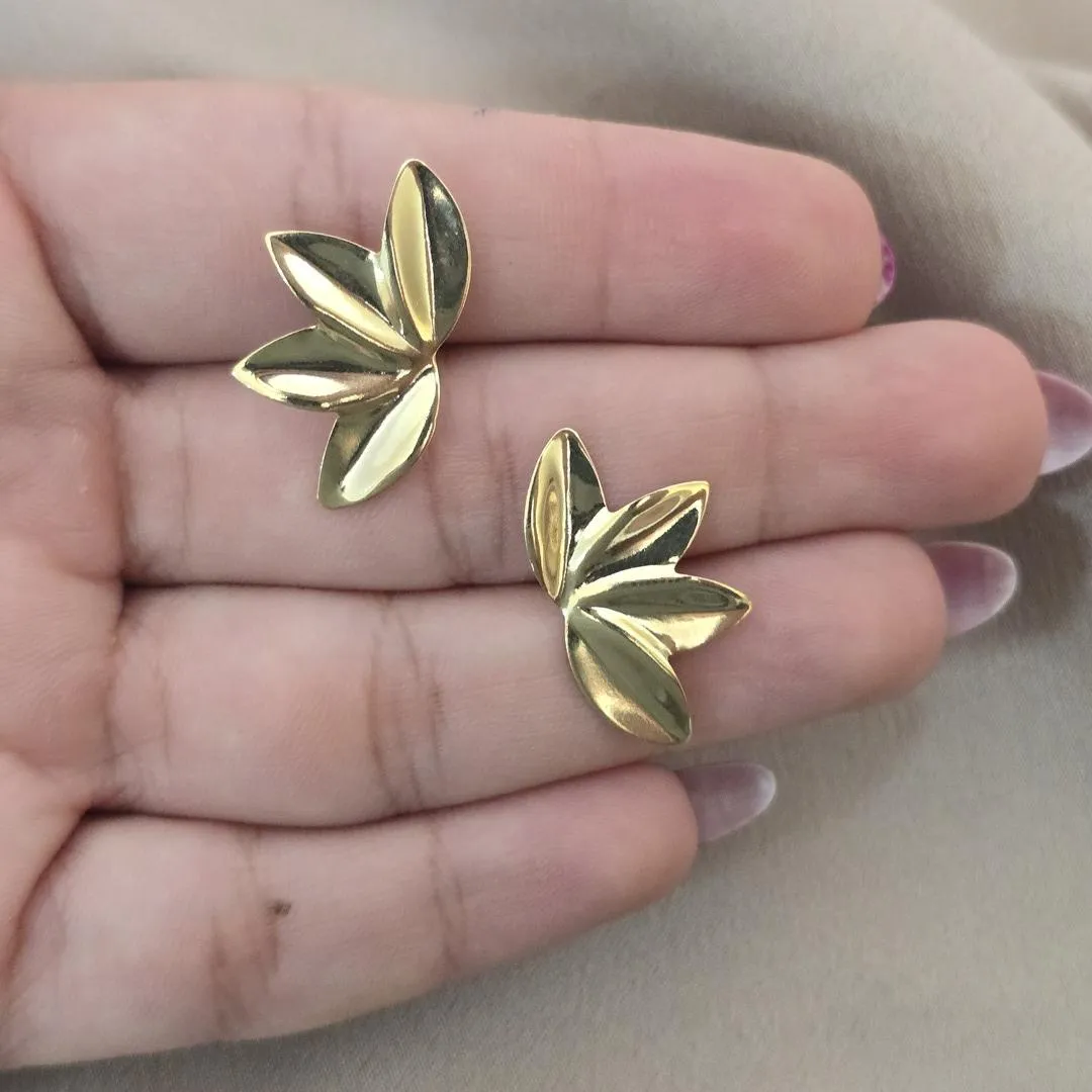 Brinco Flor Liso Orgânico