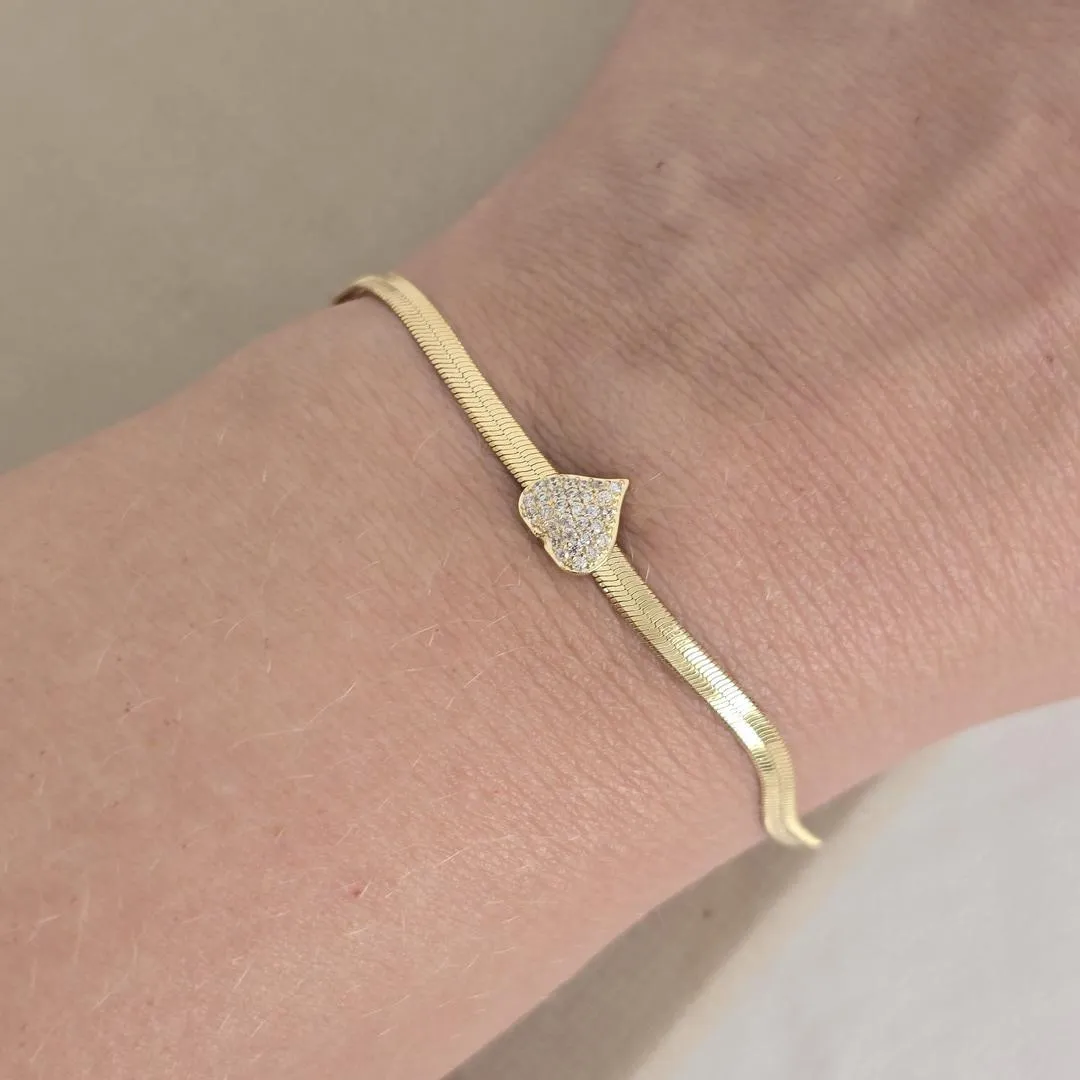 Pulseira Delicada Zircônia